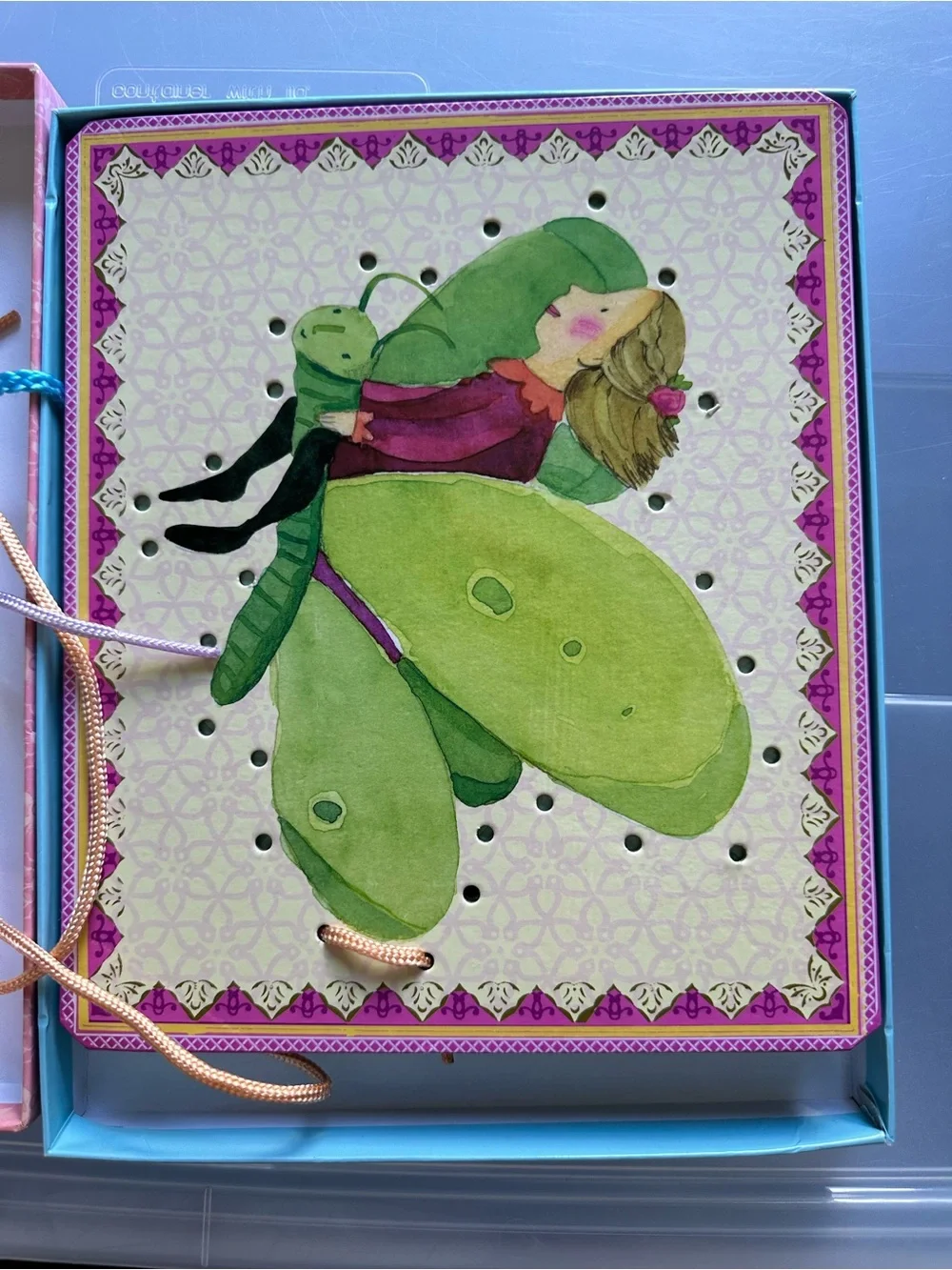 eeBoo Fairies of the Field Lacing Sewing Cards